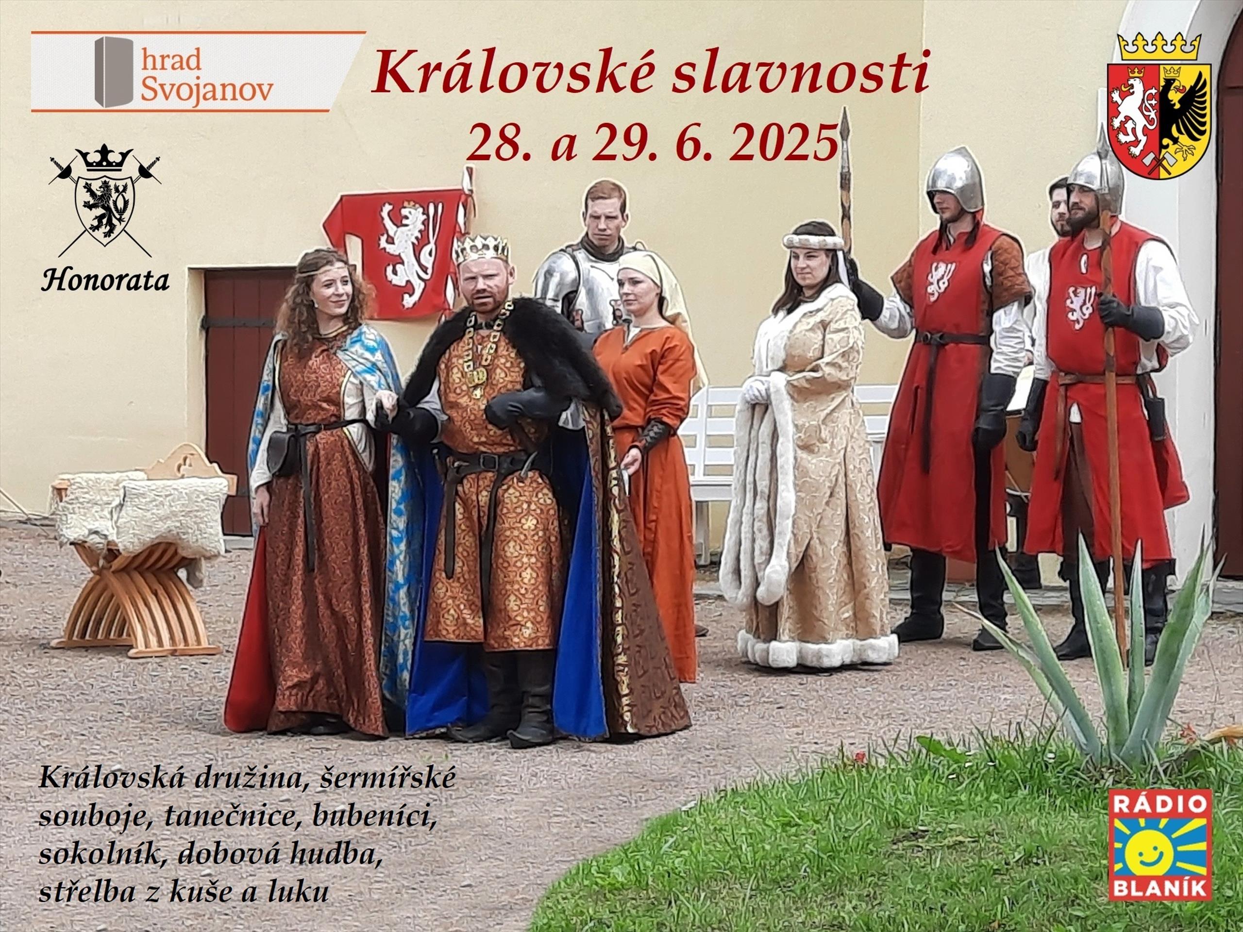 Na hrad Svojanov míří královská družina
