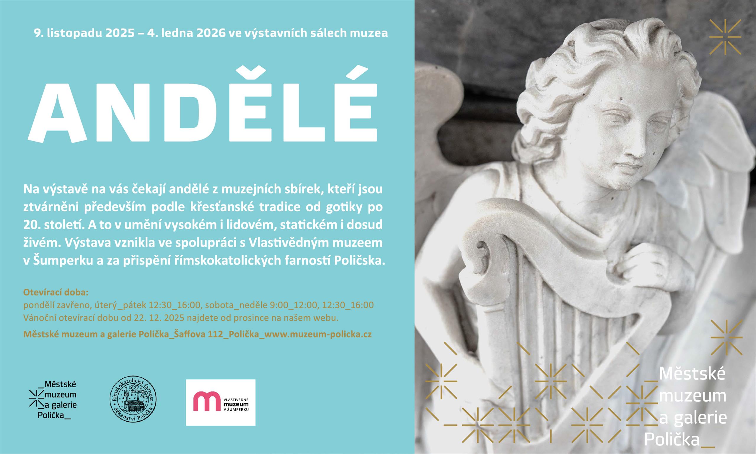 Andělské Vánoce v  muzejním nebi